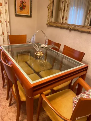 Mesa comedor con 6 sillas