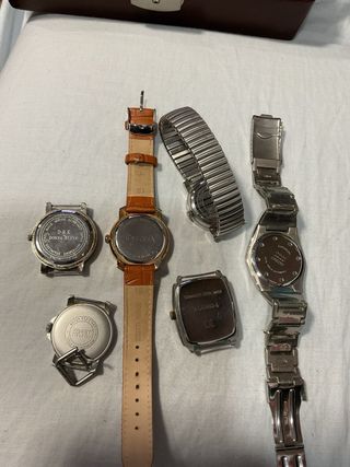 Lote 6 Relojes Cuarzo