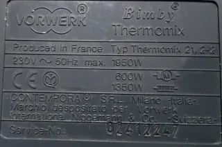 Robot de cocina Vorwerk Bimby