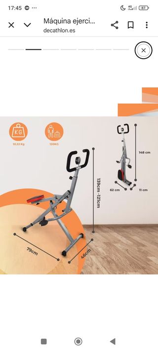 Máquina de ejercicios Decathlon