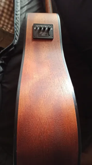 Guitarra Ibanez AW54 CE OPN Acústica + Funda