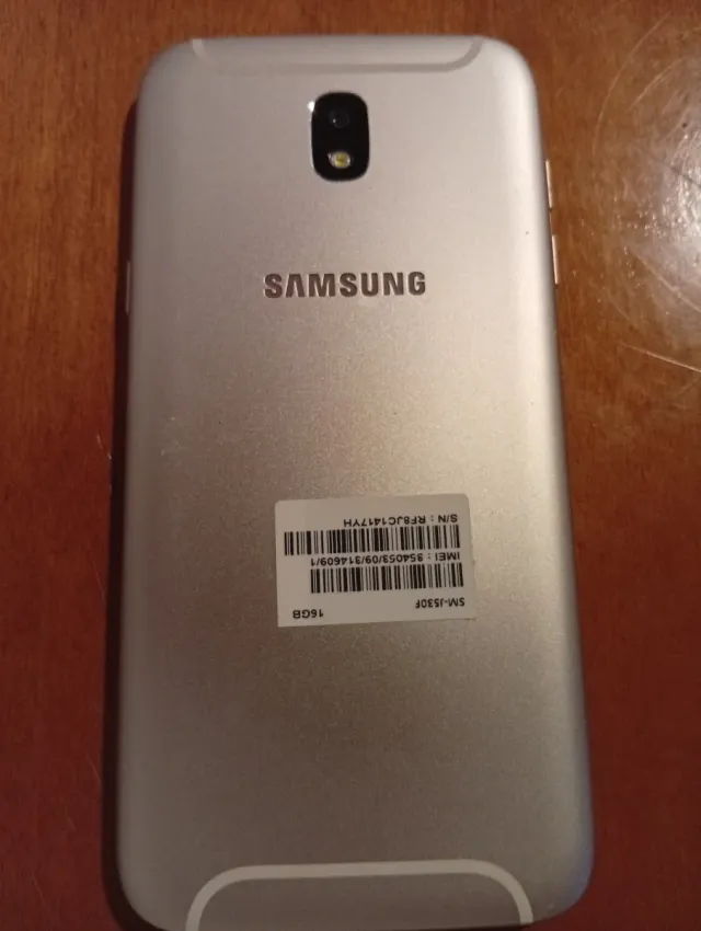 Telefone Samsung Dourado/Prateado