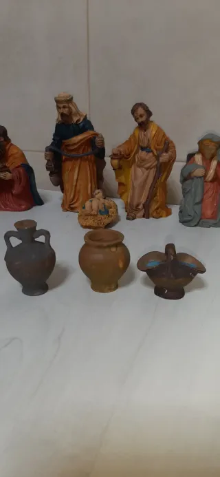 Belén figuras resina