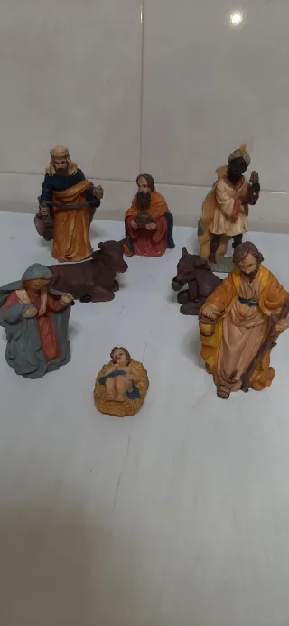 Belén figuras resina