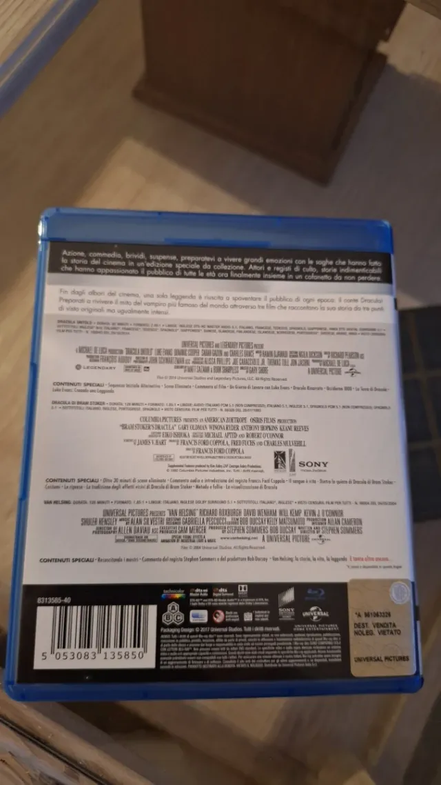 Pack Blu-ray Películas de Drácula y Van Helsing