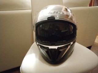 Casco Moto HJC IPO Blanco Negro