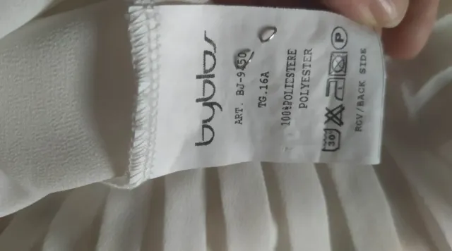 Camicetta Byblos bianca con fiocco