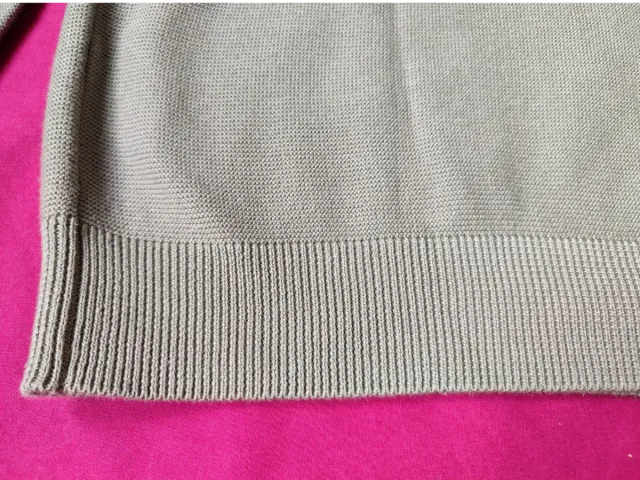 Jersey verde de punto fino