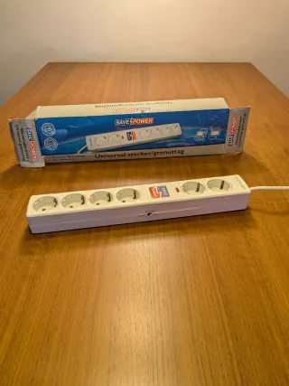 Regleta Save Power Universal 6 Enchufes