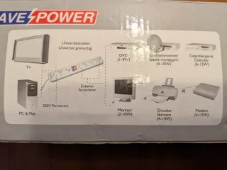 Regleta Save Power Universal 6 Enchufes
