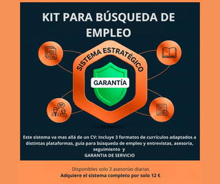 KIT PARA BUSQUEDA DE EMPLEO (CV + ASESORIA)