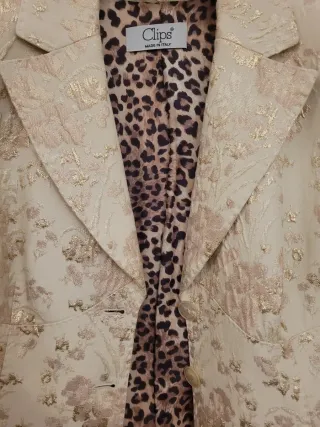 Tailleur donna Clips beige/oro/rosa antico