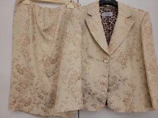 Tailleur donna Clips beige/oro/rosa antico