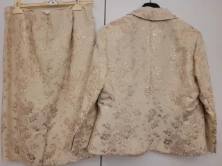 Tailleur donna Clips beige/oro/rosa antico