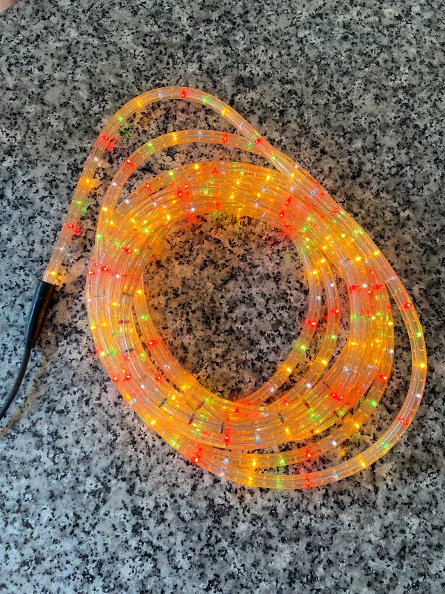 Tira luci LED multicolore 8m IP44 - Natale