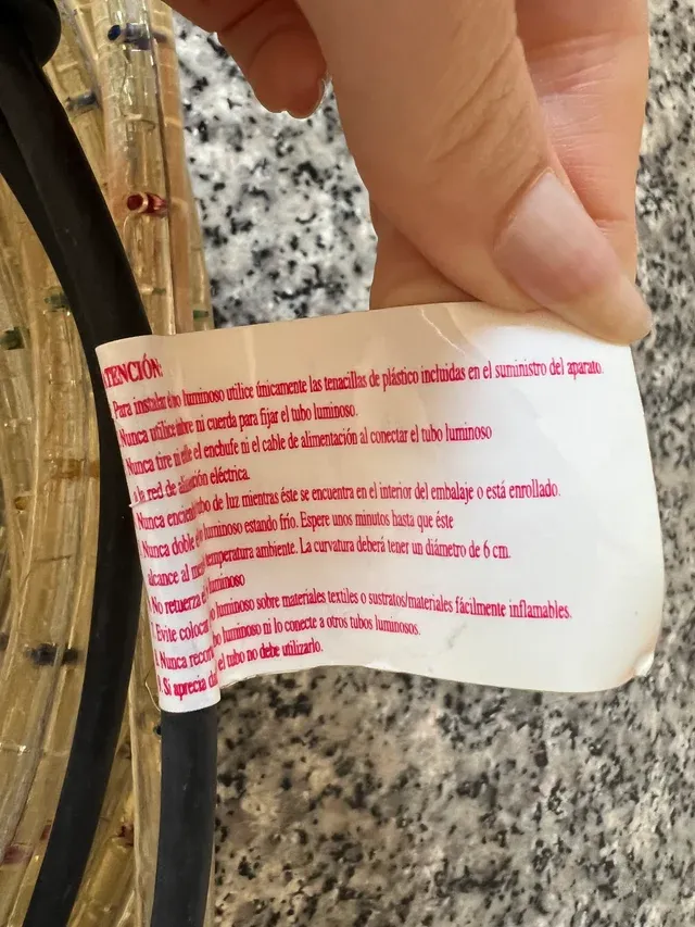 Tira luci LED multicolore 8m IP44 - Natale