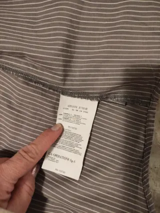 Camicia Armani Junior ragazzo 15 anni,172 cm,slim.