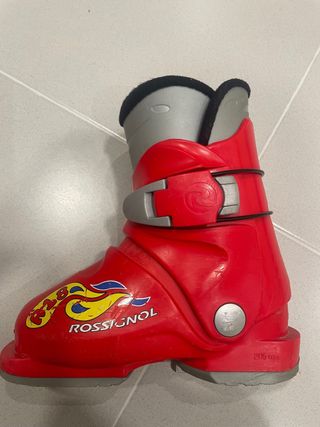 Botas de esquí para niño talla 18