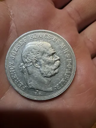 Moneda 5 Koronas Plata 1907