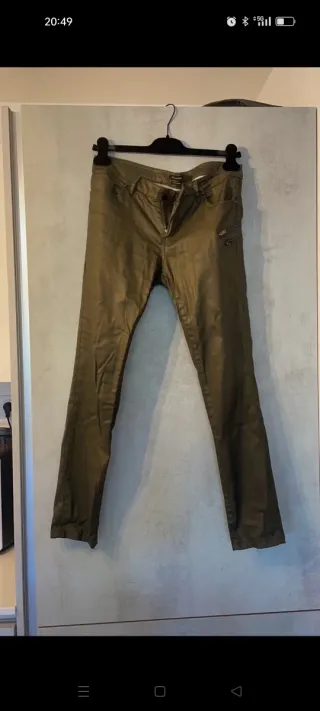 Pantalones Massimo Dutti caqui