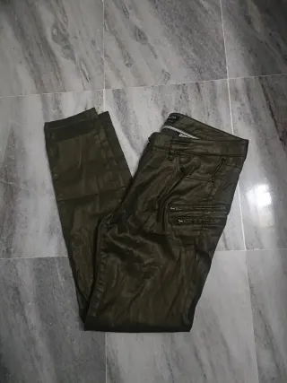 Pantalones Massimo Dutti caqui