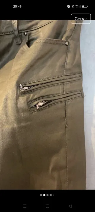 Pantalones Massimo Dutti caqui