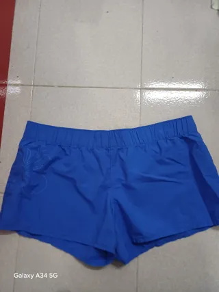 Pantaloncini donna blu taglia L