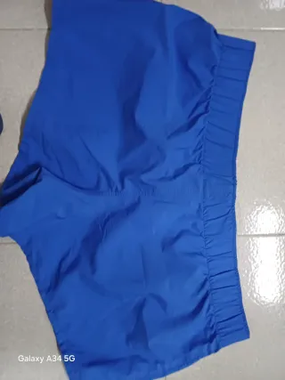 Pantaloncini donna blu taglia L