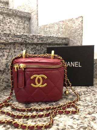 Borsetta Chanel Trapuntata Oro Rosso