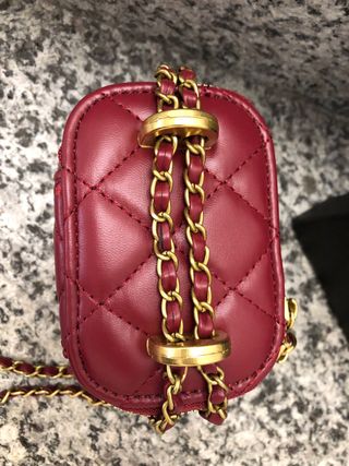 Borsetta Chanel Trapuntata Oro Rosso