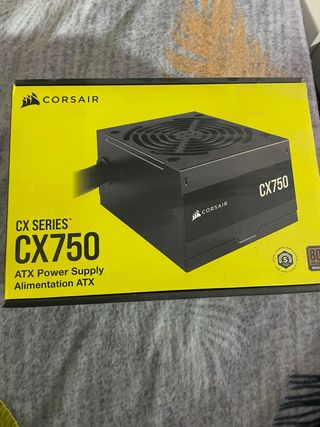caja vacia Fuente Alimentación Corsair CX750 ATX