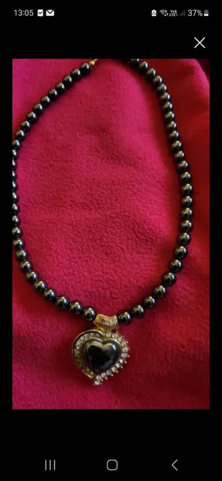 Collana con ciondolo a cuore