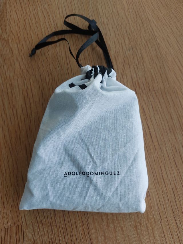 Cartera Adolfo Dominguez Piel Azul