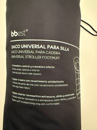 Saco de invierno para silla de bebé/niño/a