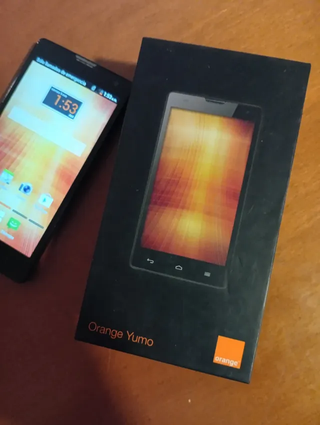 Telefone móvel Orange Yumo Preto