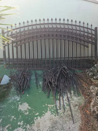 Rejas de hierro para muro