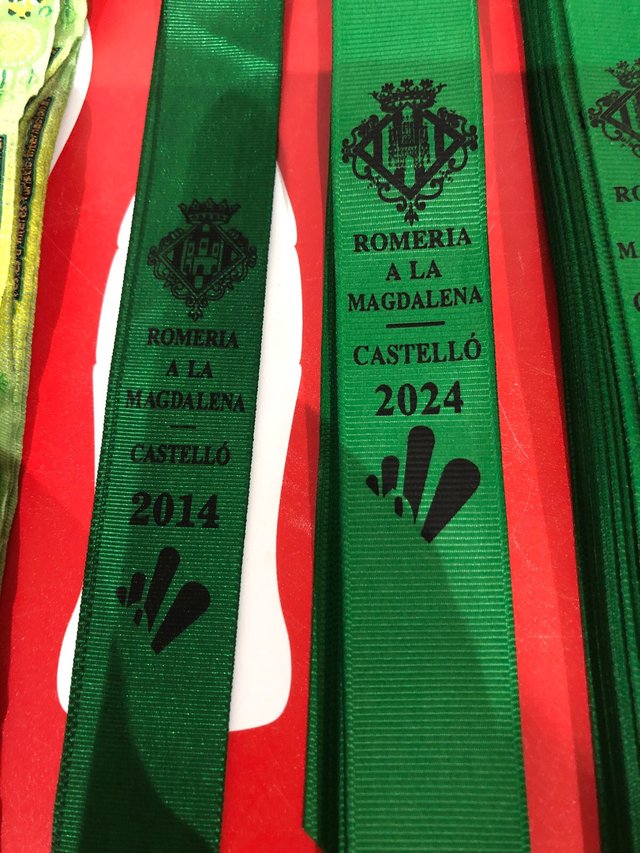 Cintas Romeria a la Magdalena Castellón