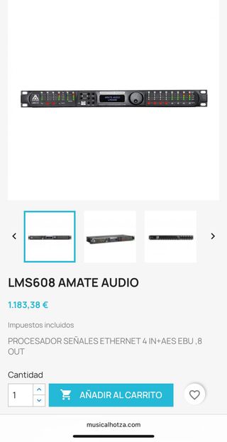 Procesador AMATE AUDIO LMS608 “” NUEVO “”