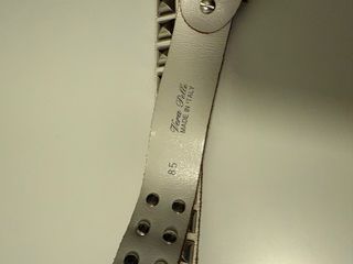 Cintura Vera con borchie argento