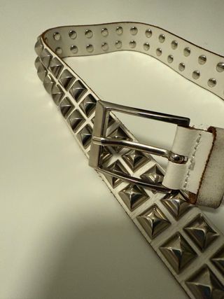 Cintura Vera con borchie argento