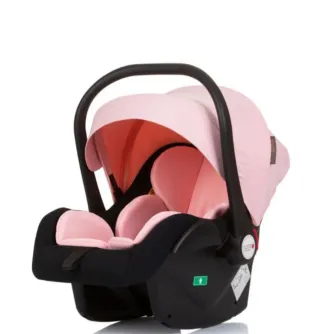 Carro de bebé rosa 3 piezas