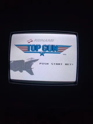 Cartucho original Top Gun NES