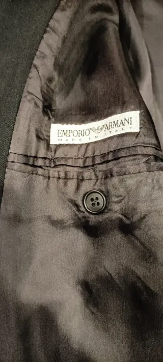 Traje de hombre Emporio Armani negro