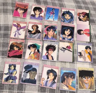 Lote de + de 48 cartas Carddass Masters Rurouni...