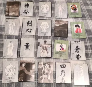 Lote de + de 48 cartas Carddass Masters Rurouni...