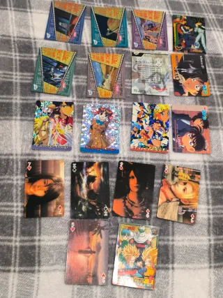 Lote de + de 48 cartas Carddass Masters Rurouni...