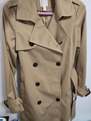 Gabardina H&M Beige Talla S