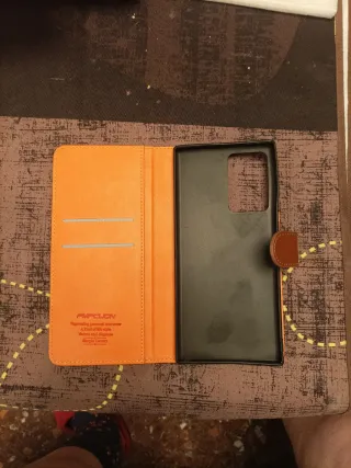 Custodia libro per Samsung Note 20 Ultra marrone