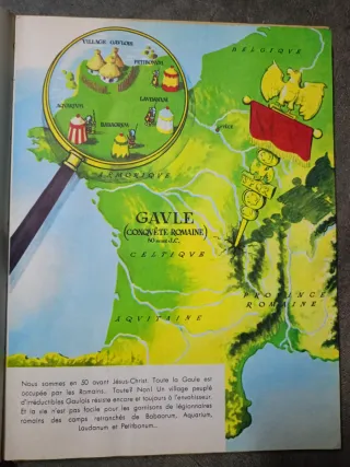 UNE AVENTURE D'ASTERIX LE GAULOIS - LE DEVIN (Couv