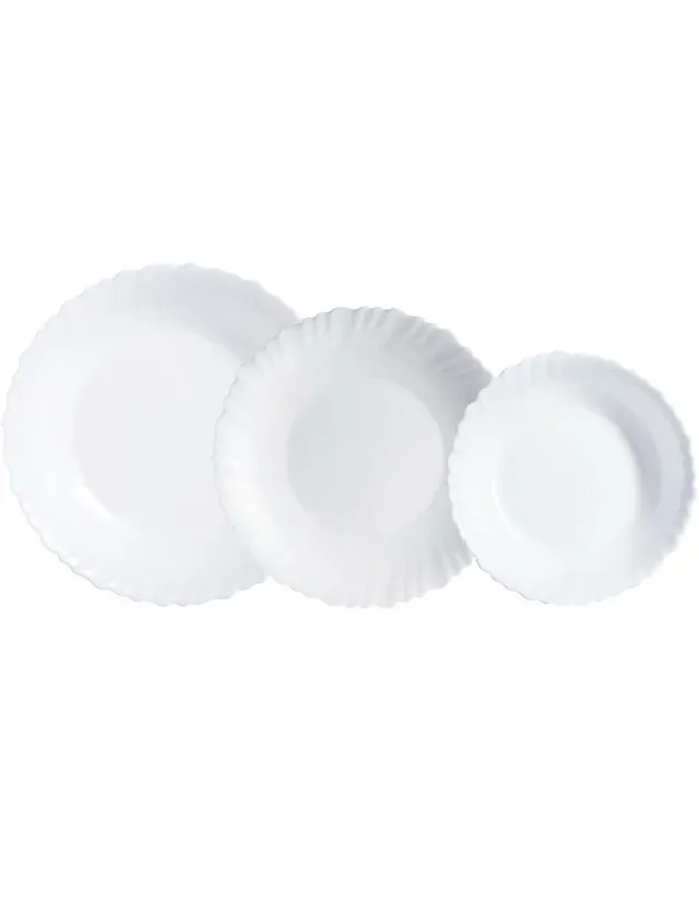 Vajilla Blanca Vivalto Porcelana